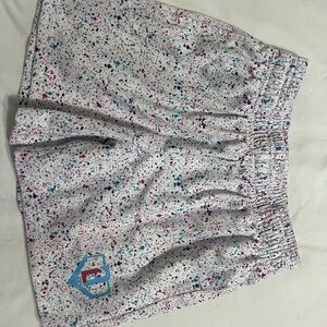 Speckled Kids Shorts with Elastic Waistband